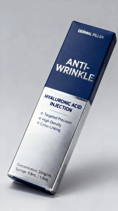 Inyección antiarrugas de ácido hialurónico