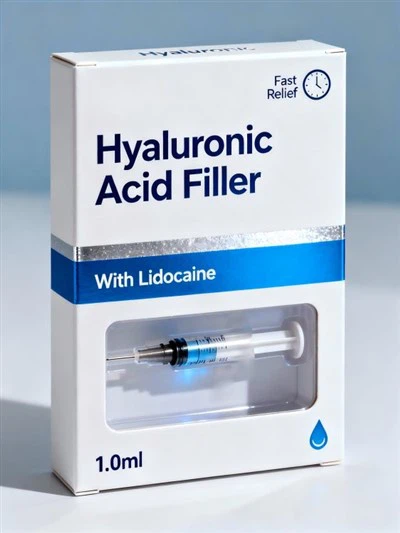 Relleno de ácido hialurónico con lidocaína
